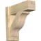 Ekena Millwork Funston Block Rough Sawn Outlooker, Douglas Fir, 6"W x 16"D x 16"H OUT06X16X16FST05RDF - alternate 1